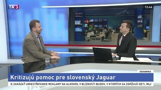 HOSŤ V ŠTÚDIU: M. Jesný o kritike pomoci slovenskému Jaguaru