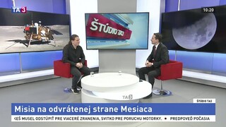 ŠTÚDIO TA3: J. Kapuš o misii na odvrátenej strane Mesiaca