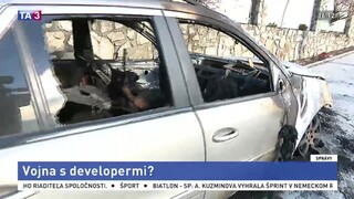 Zhorené auto a výbuch. Úradujú v obci Marianka mafiáni?
