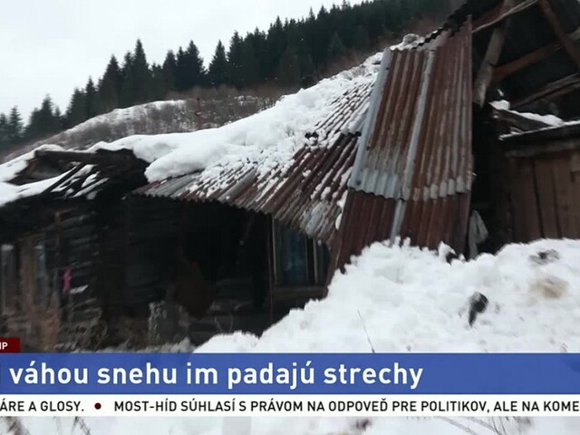 Mimoriadnu situáciu vyhlásili i v Kolačkove, ľuďom padajú strechy