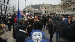 Maďari opäť protestovali, mladí zanechali jasný odkaz vláde