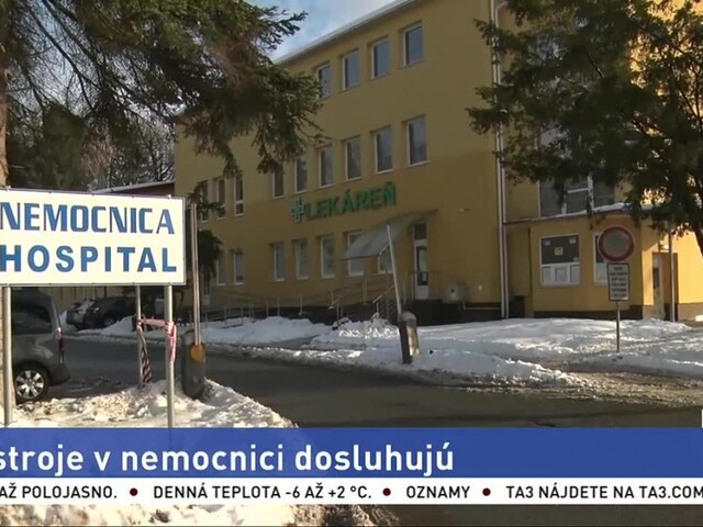 Nemocnici v Snine dosluhujú prístroje, na nové prispeje vláda