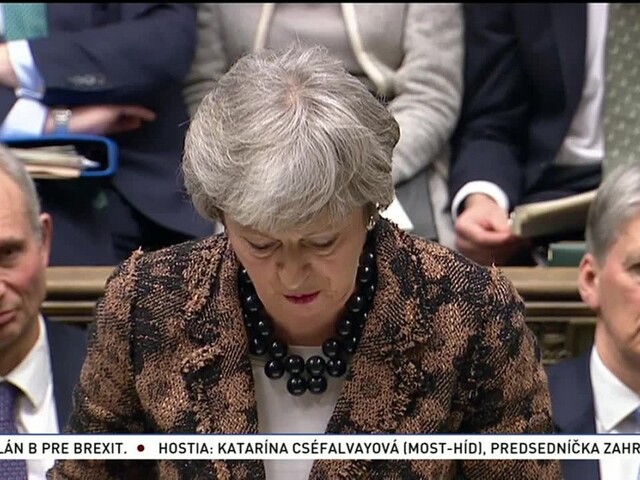 Prejav Theresy Mayovej o náhradnom pláne brexitu