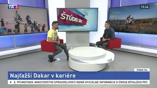 ŠTÚDIO TA3: Pretekár I. Jakeš o najťažšom Dakare v kariére