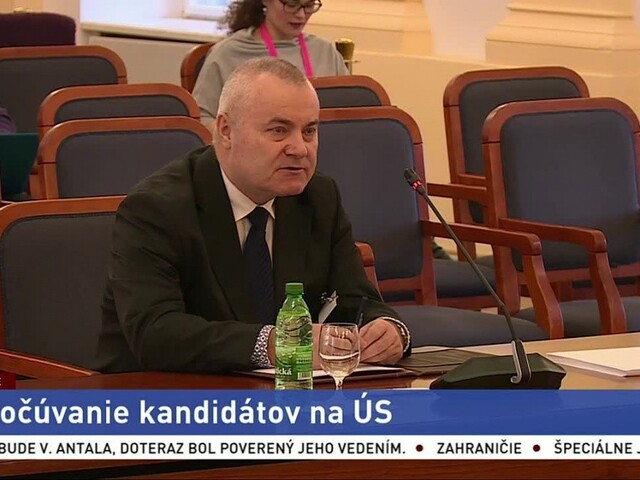 Záznam z vypočúvania kandidáta na ústavného sudcu K. Kovácsa