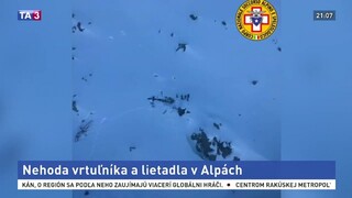 V Alpách sa zrazilo lietadlo s vrtuľníkom, hlásia niekoľko obetí