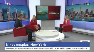 ŠTÚDIO TA3 Za hranicami: N. Fedorová a R. Lipták o  New Yorku