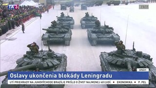 V Rusku oslavujú vojenskou prehliadkou ukončenie blokády