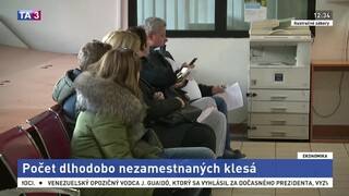 Počet dlhodobo nezamestnaných klesá, stále je ich však priveľa