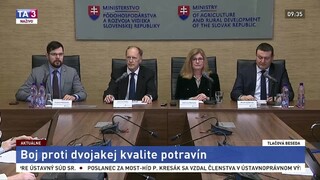 TB rezortu pôdohospodárstva o boji proti dvojakej kvalite potravín