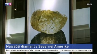 Vystavili unikátny diamant. Väčší zatiaľ v Severnej Amerike nenašli