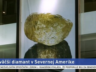 Vystavili unikátny diamant. Väčší zatiaľ v Severnej Amerike nenašli