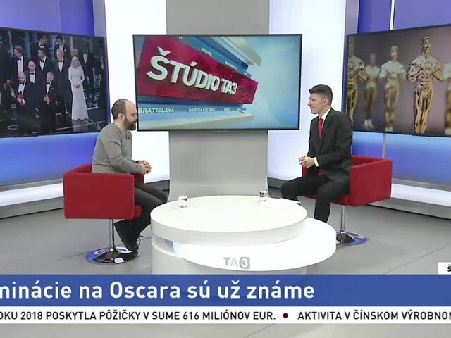 ŠTÚDIO TA3: P. Konečný o nomináciách na Oscara