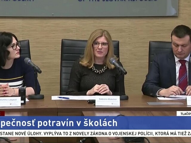 TB G. Matečnej a M. Lubyovej o bezpečnosti potravín v školách