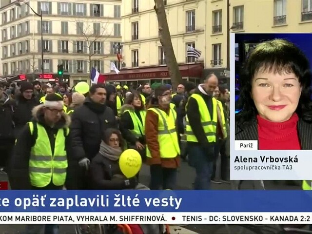 A. Vrbovská o protestoch žltých viest