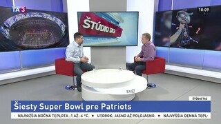 ŠTÚDIO TA3: J. Piťo o šiestej výhre Patriots na Super Bowle