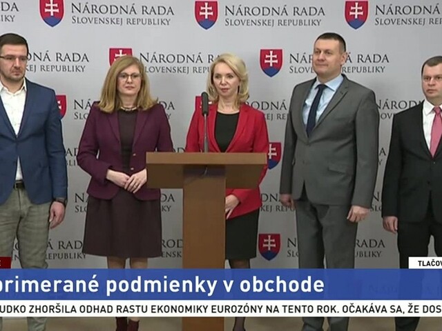 TB ministerky G. Matečnej o neprimeraných podmienkach v obchode