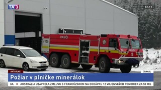 V Starej Ľubovni horelo, požiar vypukol v plničke minerálok