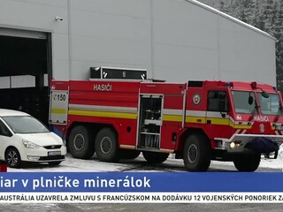 V Starej Ľubovni horelo, požiar vypukol v plničke minerálok