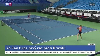Slovensku prial žreb, vo Fed Cupe sa stretne po prvý raz s Brazíliou