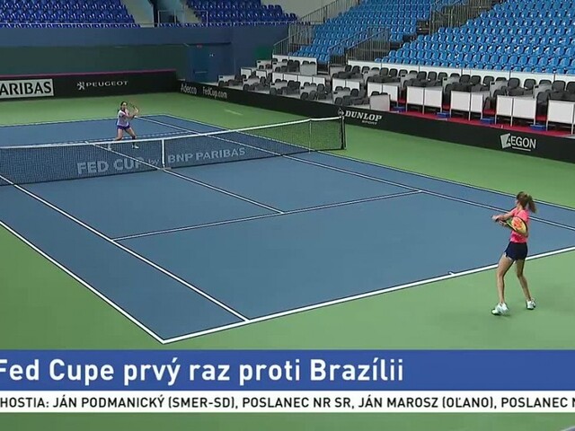 Slovensku prial žreb, vo Fed Cupe sa stretne po prvý raz s Brazíliou