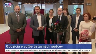 TB opozičných strán o postoji pri voľbe ústavných sudcov