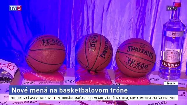 Vyhlásili basketbalistov roka, premiéru mali Kuric a Bálintová