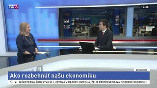 E. Kohútiková o naštartovaní slovenskej ekonomiky