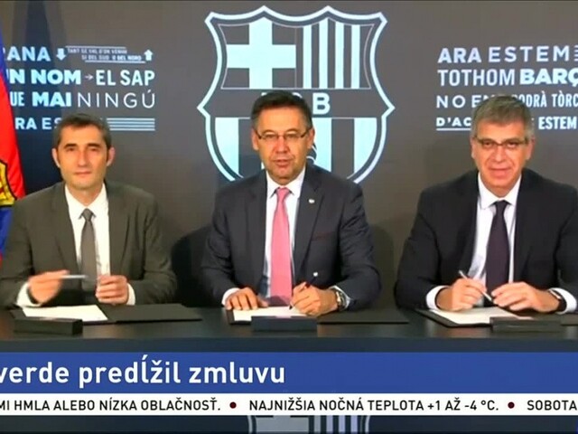 Valverde ostáva v Barcelone, s klubom podpísal novú zmluvu