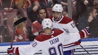 NHL: Tatar asistoval Montrealu, náš krídelník si pripísal aj plusku