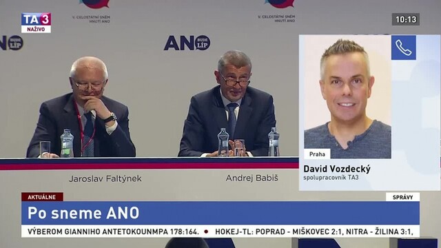 Babiš po sneme zostáva šéfom ANO, funkciu obhájil i podpredseda