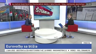 ŠTÚDIO TA3: R. Hajšel o blížiacich sa eurovoľbách 2019