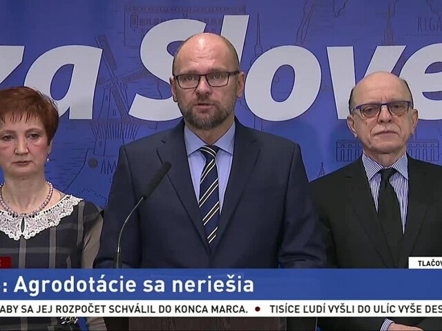 TB strany SaS o neriešení požiadaviek farmárov