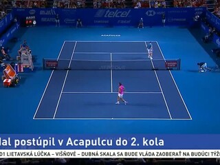 Nadal postúpil v Acapulcu do druhého kola