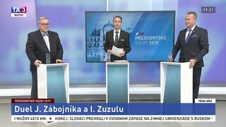 Duel prezidentských kandidátov Zábojníka a Zuzulu
