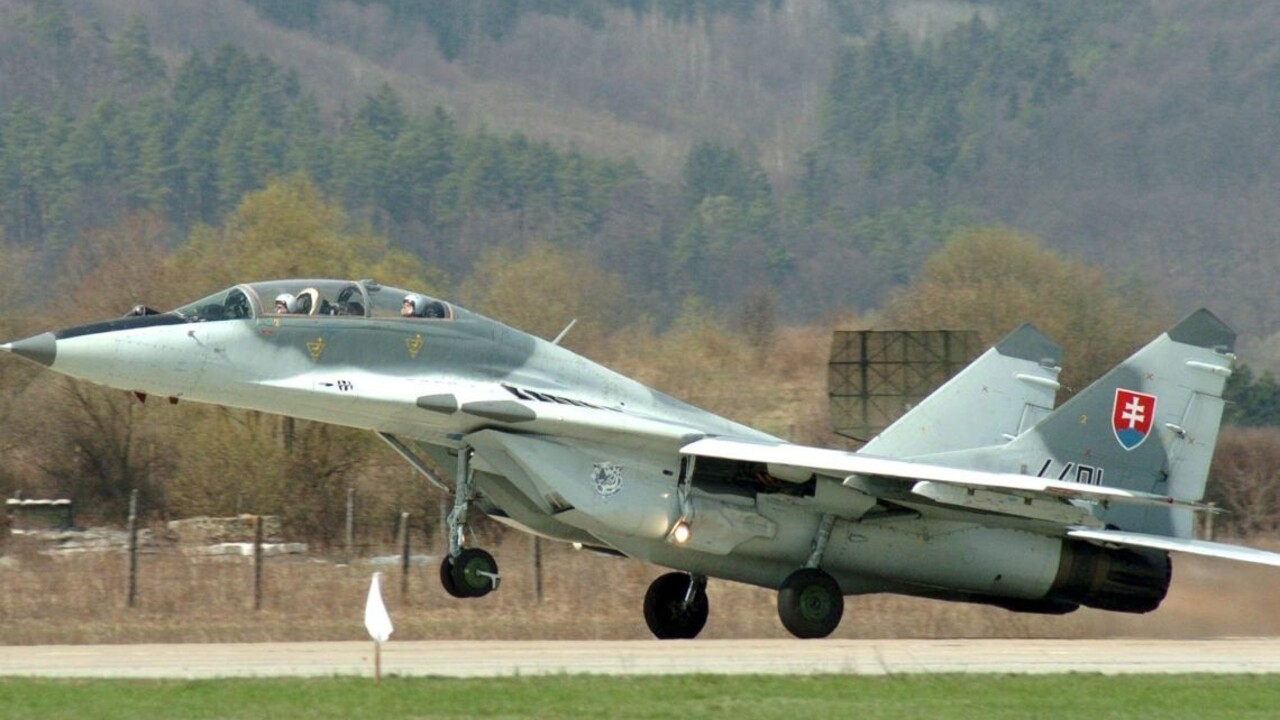Letecká základňa vojenské letisko Sliač MiG-29 1140px (TASR/Jozef Ďurník)