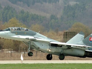 Letecká základňa vojenské letisko Sliač MiG-29 1140px (TASR/Jozef Ďurník)