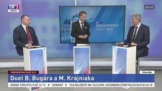 Duel prezidentských kandidátov Bugára a Krajniaka