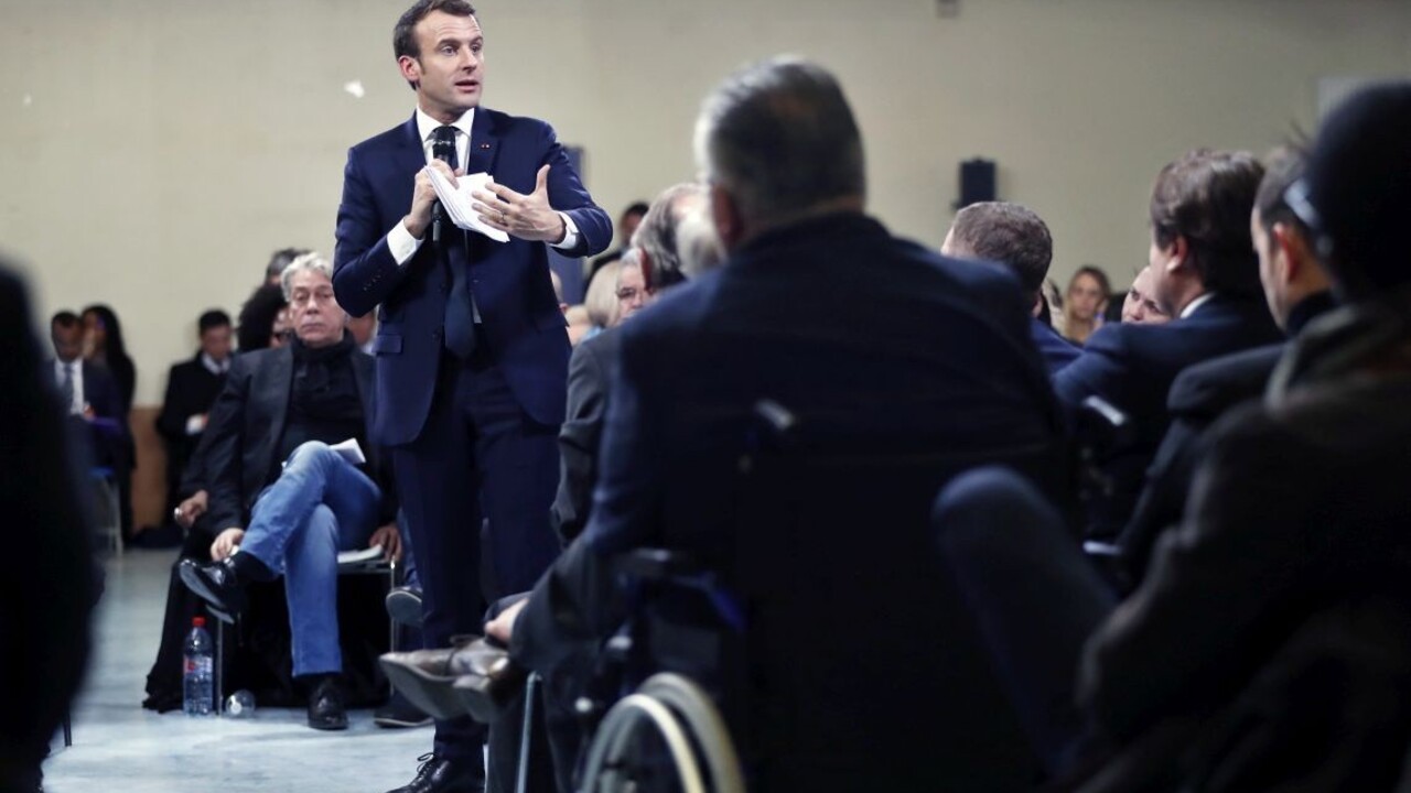 Francúzsky prezident sa prihovoril Európanom v slovenčine