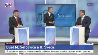 Duel prezidentských kandidátov Šveca a Šefčoviča