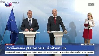 TB ministra obrany P. Gajdoša a tajomníka J. Hoľka o zvyšovaní platov vojakom