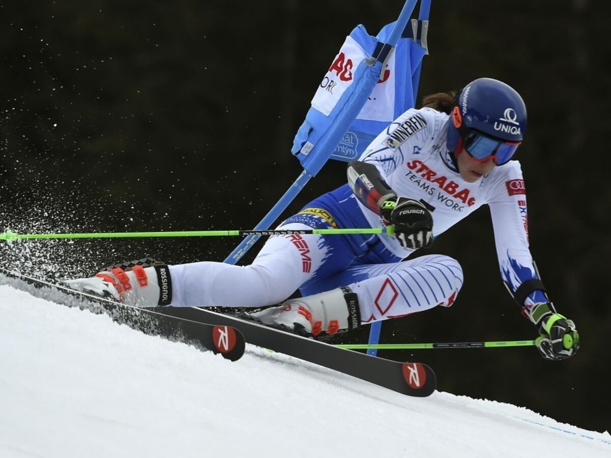 Máme zlato. Vlhová vyhrala obrovský slalom v Špindlerovom Mlyne