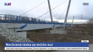 O lávku za milión eur nie je záujem, niektorí využívajú mostík ako skratku