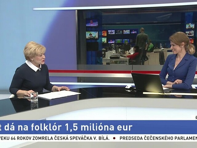 ŠTÚDIO TA3: Ľ. Laššáková o tom, prečo je podpora folklóru dôležitá