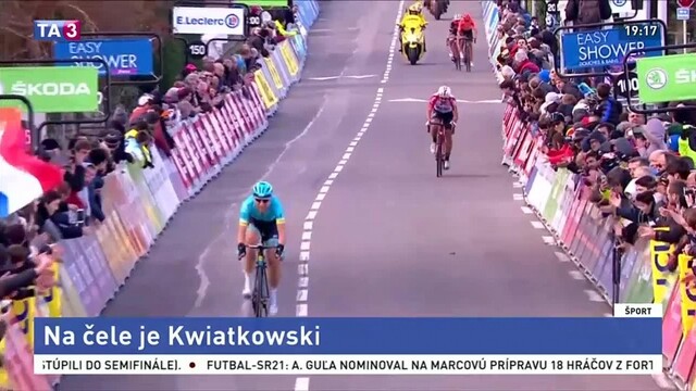 Nielsen vyhral 4. etapu Paríž - Nice, novým lídrom je Kwiatkowski