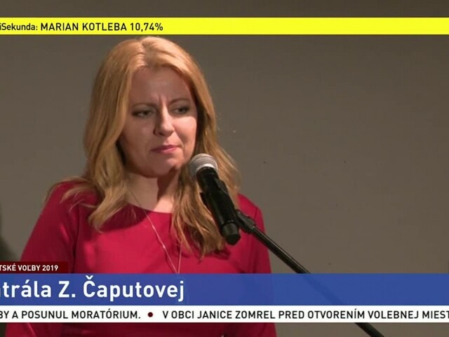 TB Z. Čaputovej o výhre v prvom kole prezidentských volieb