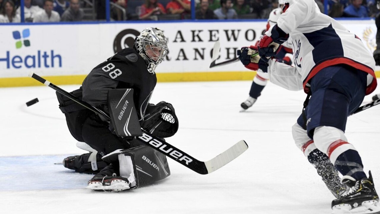 NHL: Tampa Bay aj vďaka gólu Černáka zdolala Washington