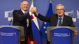 Kiska sa rozlúčil s Junckerom a EÚ. Ocenil Šefčoviča aj Čaputovú