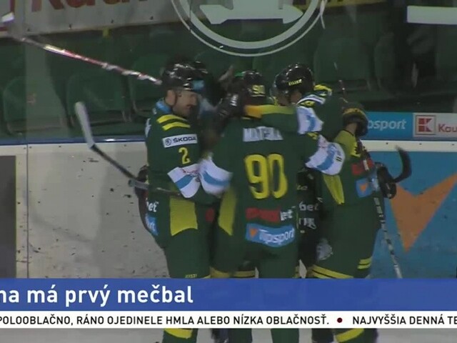 Žilina má prvý mečbal, Michalovce doma zdolala aj do tretice