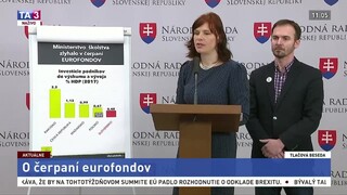 TB V. Remišovej o čerpaní eurofondov